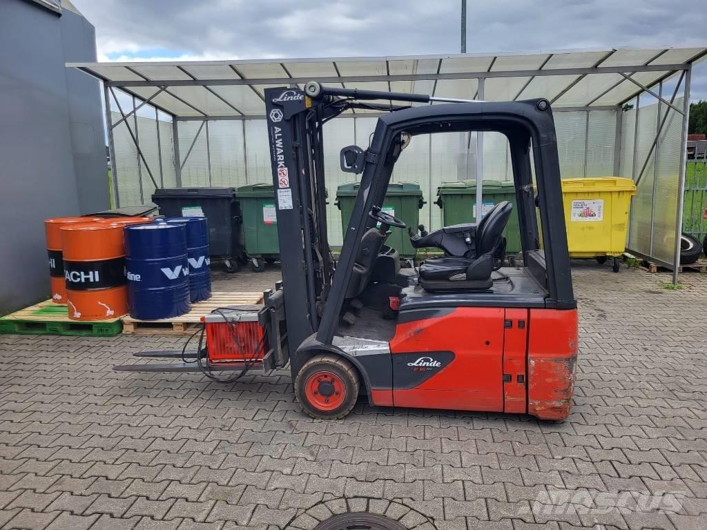 Linde E16 전동 지게차