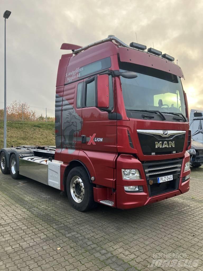 MAN TGX 26.510 훅 리프트 트럭
