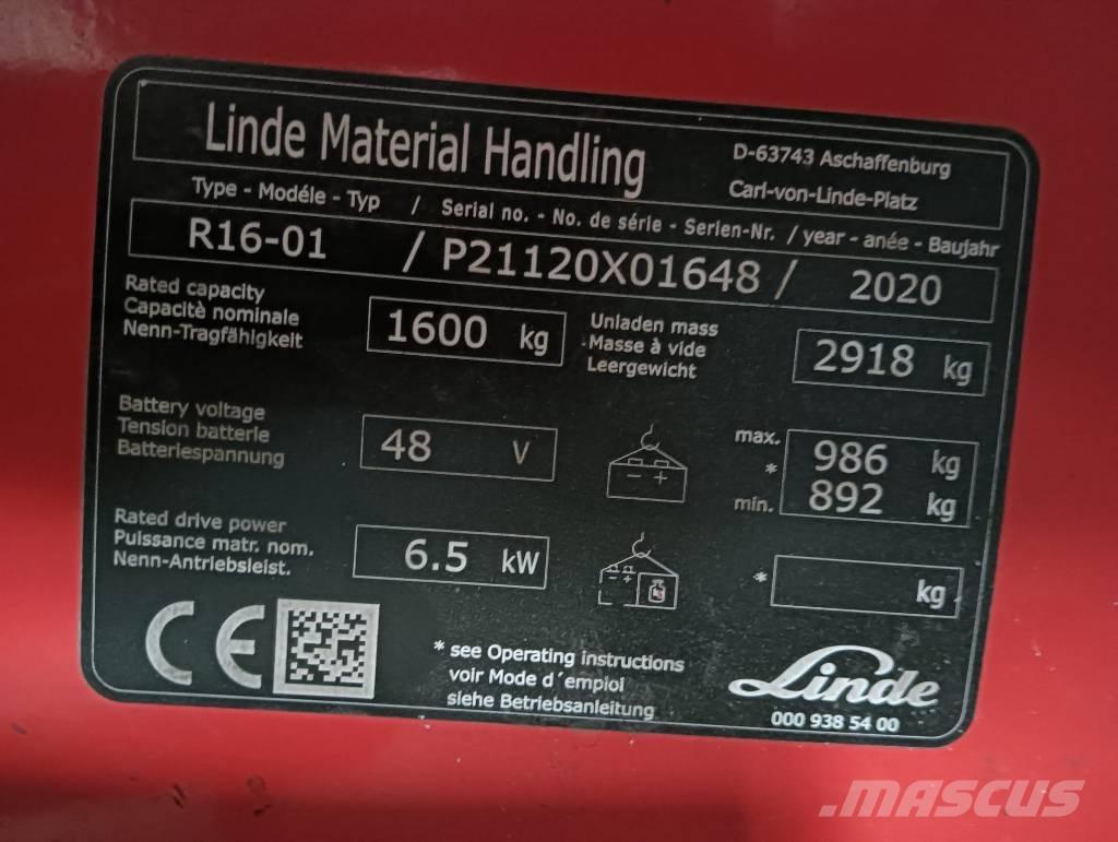 Linde R 16 리치 트럭
