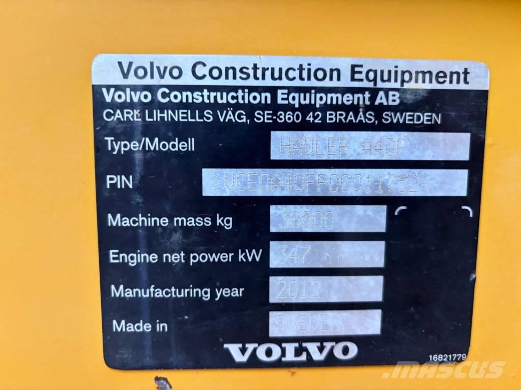 Volvo A 40 F 연결식 홀러