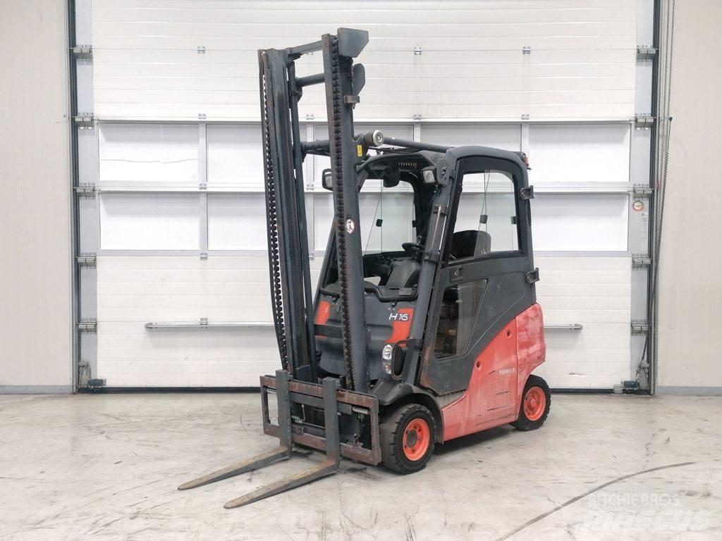 Linde H16D 디젤 지게차