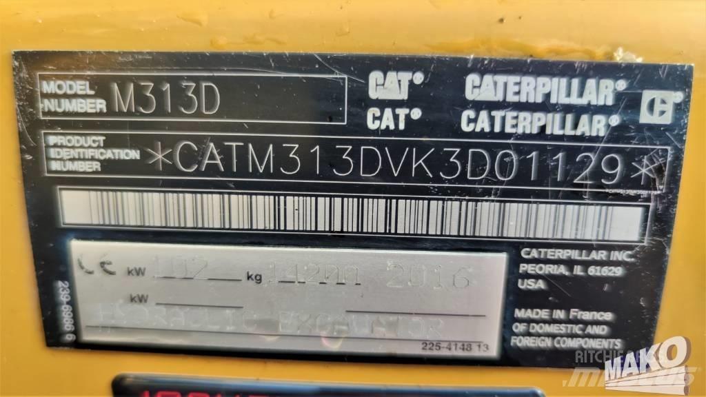 CAT M 313 D  휠 굴삭기