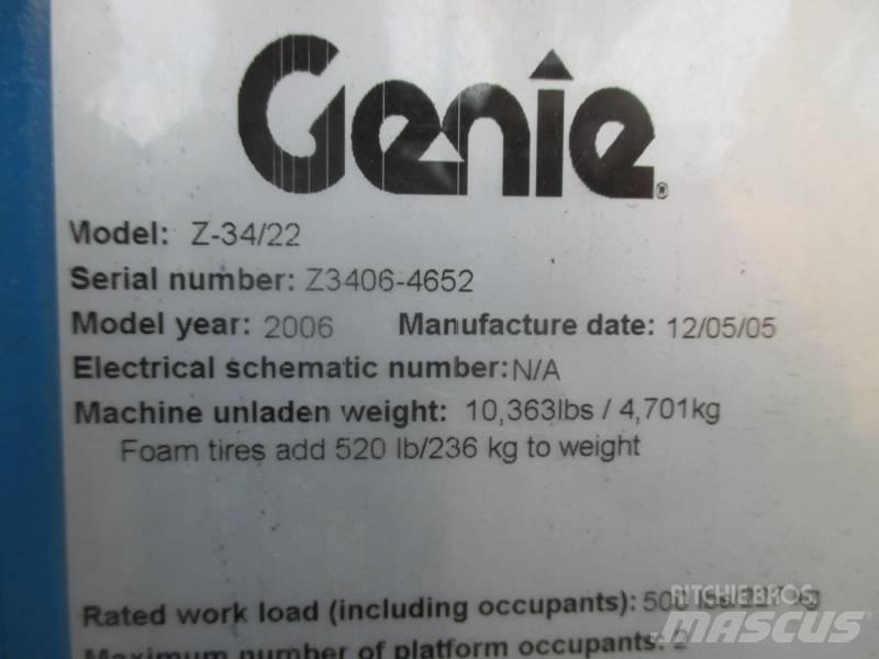 Genie Z 34/22 RT 관절형 전동이동 리프트