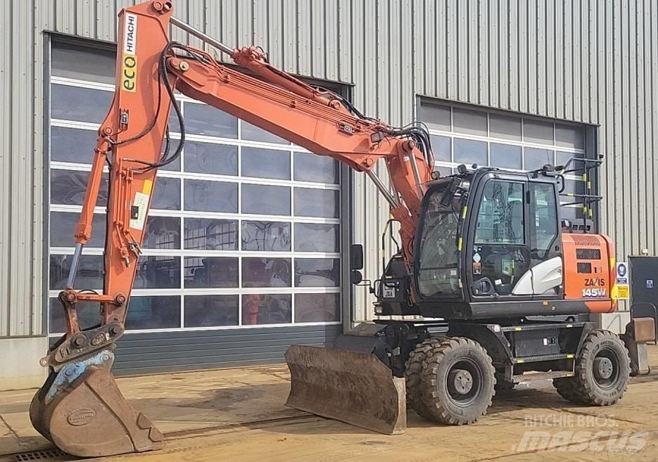 Hitachi ZX 145  휠 굴삭기