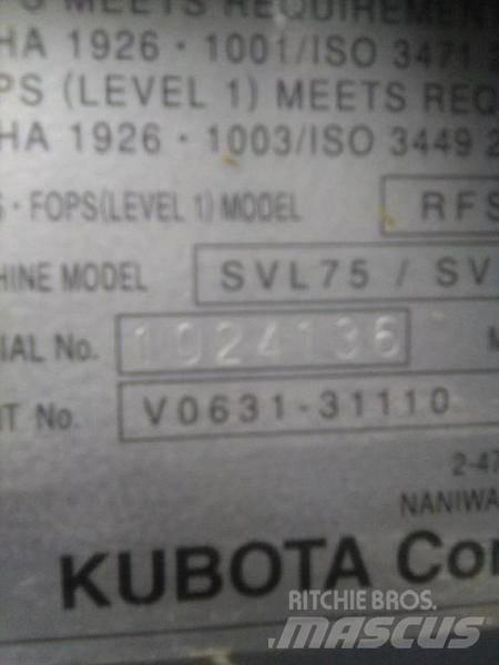 Kubota SVL 75-2  스키드로더