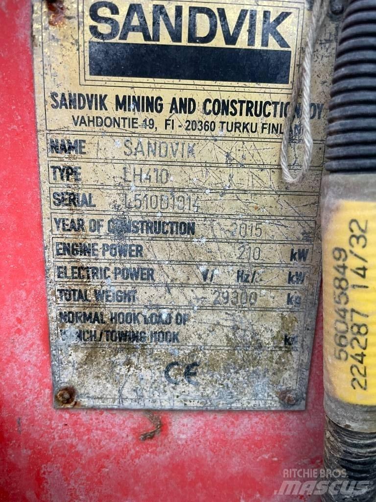 Sandvik LH 410 지하 광산용 로더