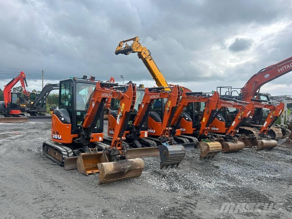 Hitachi ZX 26 U-6 소형 굴삭기 7톤 미만