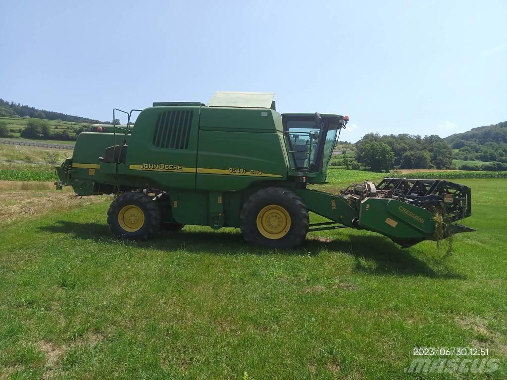 John Deere 9540 CWS 콤바인 수확기