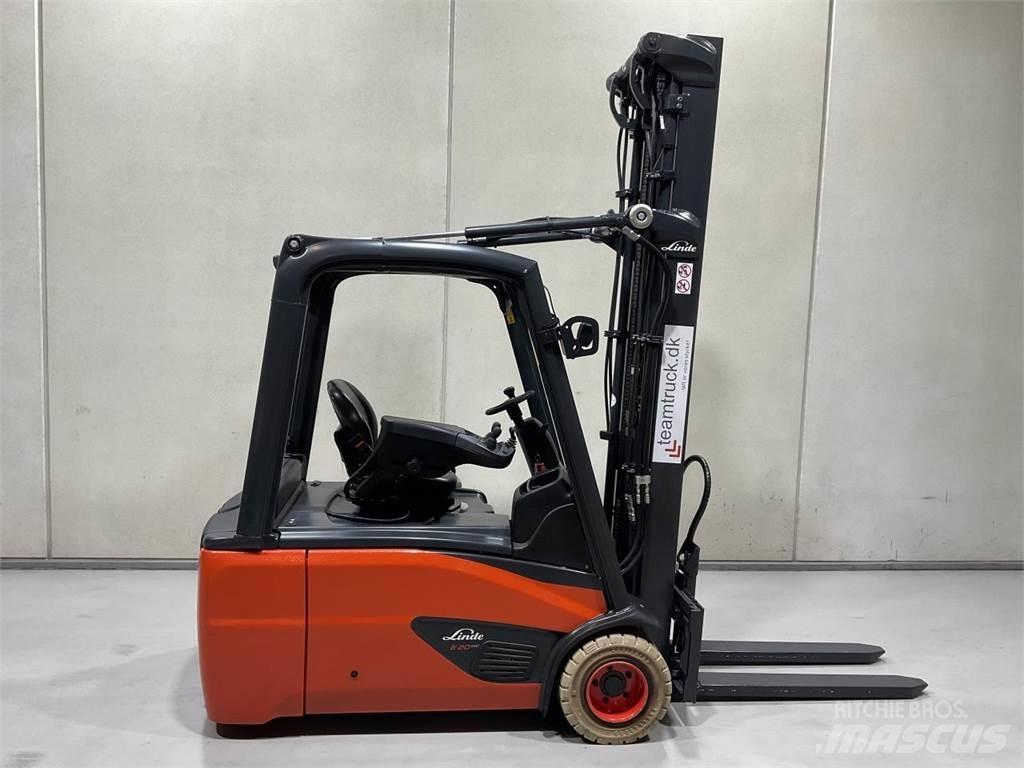 Linde E20-02 전동 지게차