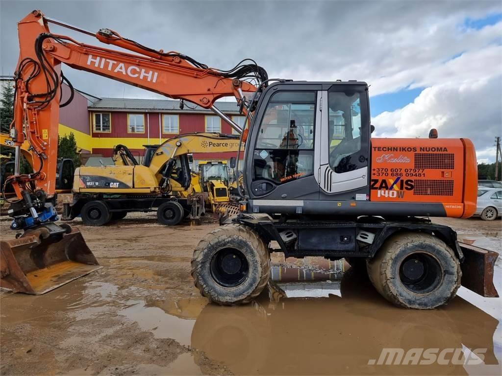 Hitachi ZX 140 W-3  휠 굴삭기