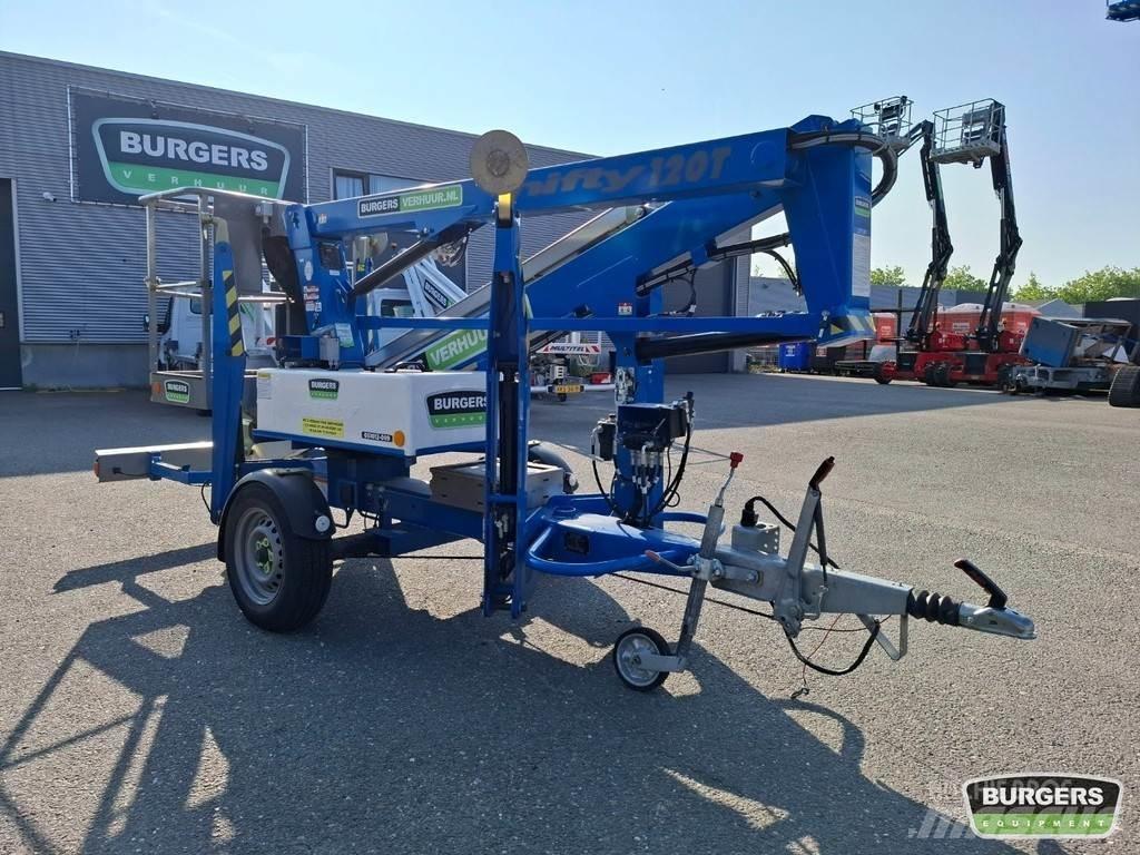 Niftylift 120TE 트레일러 탑재 고소작업대