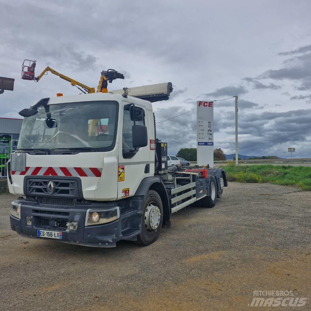Renault D Wide 380 훅 리프트 트럭