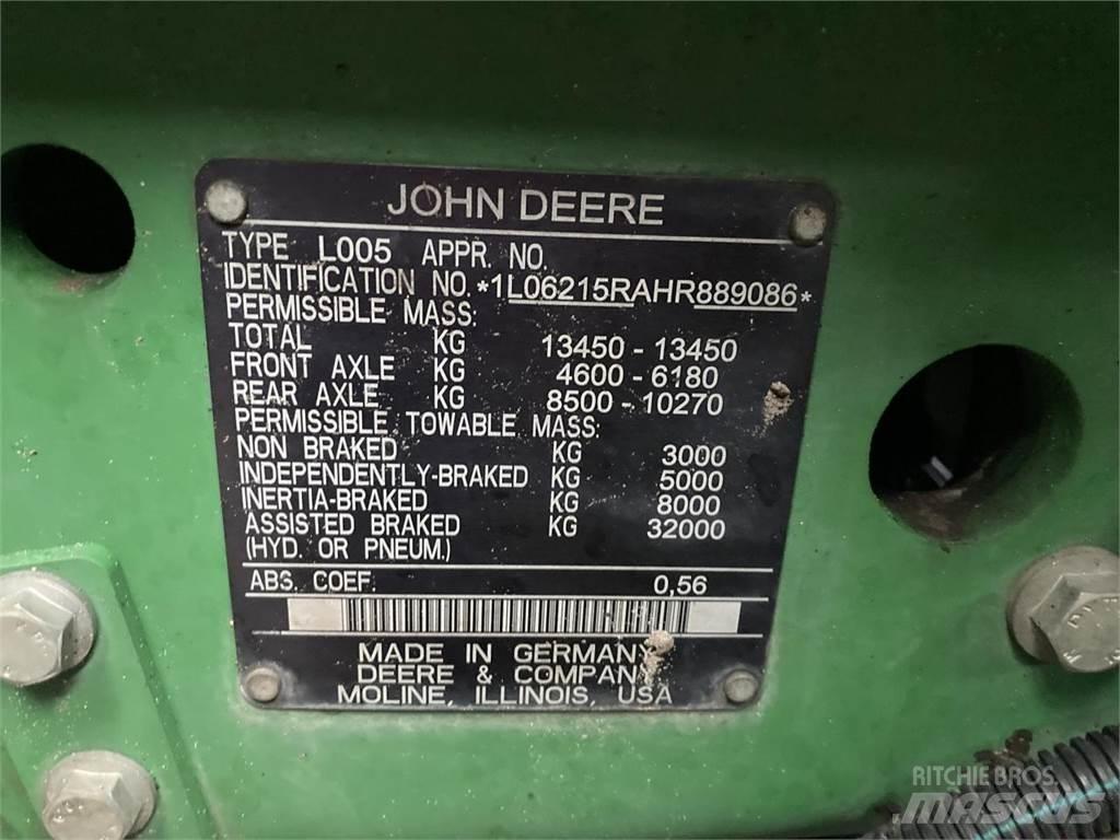 John Deere 6215R 트랙터