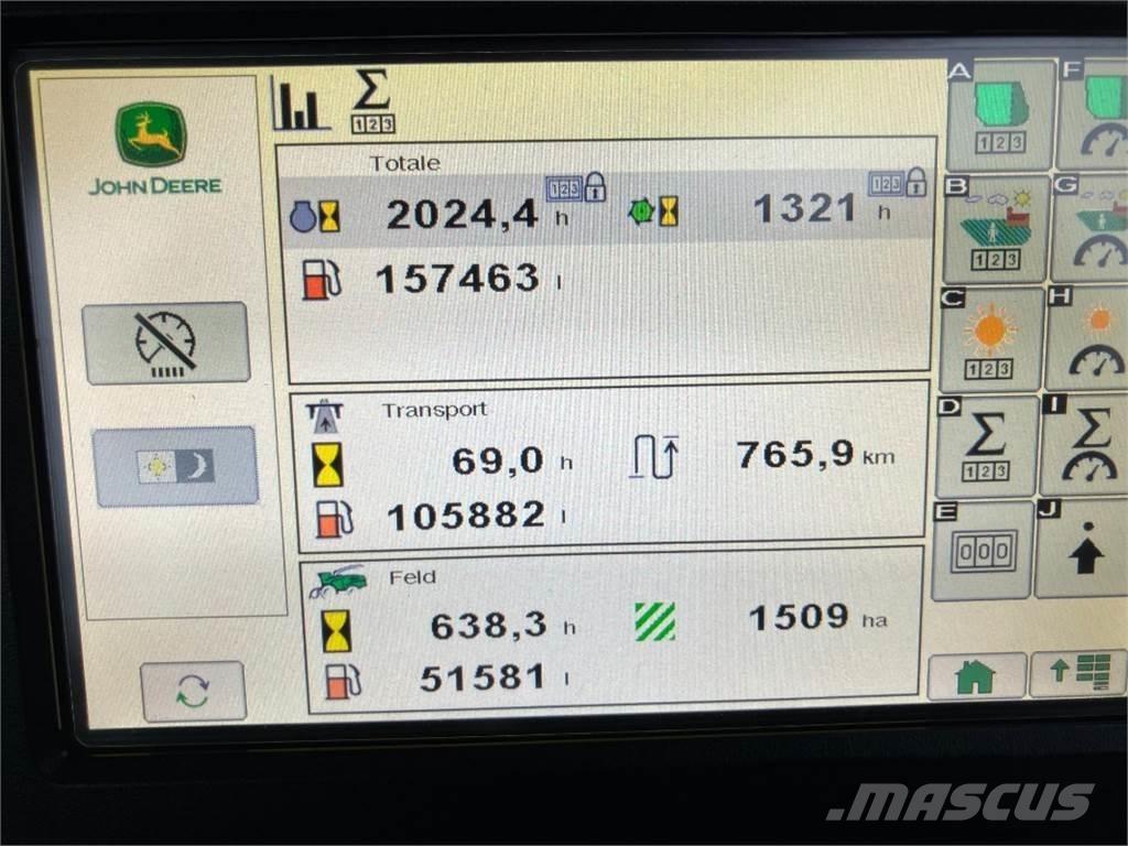John Deere 9800i 목초 수확기