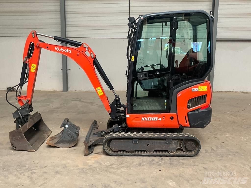 Kubota KX 018-4 소형 굴삭기 7톤 미만