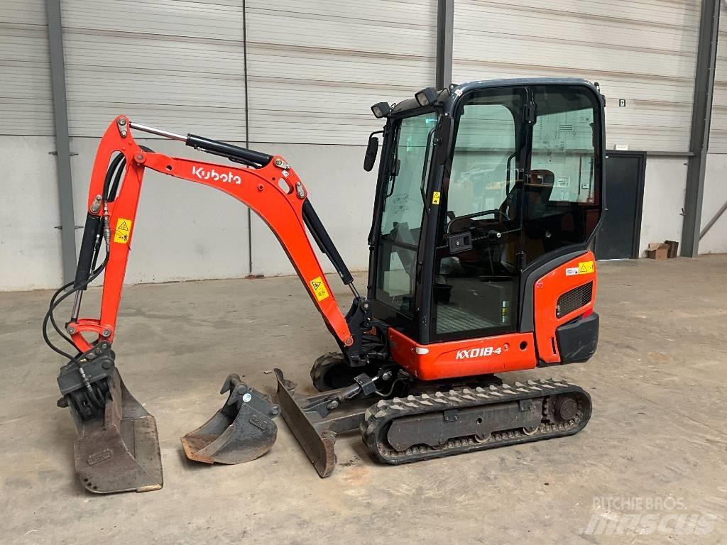 Kubota KX 018-4 소형 굴삭기 7톤 미만