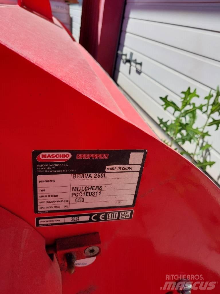 Maschio Brava 250 L 목장 제초기 및 토퍼