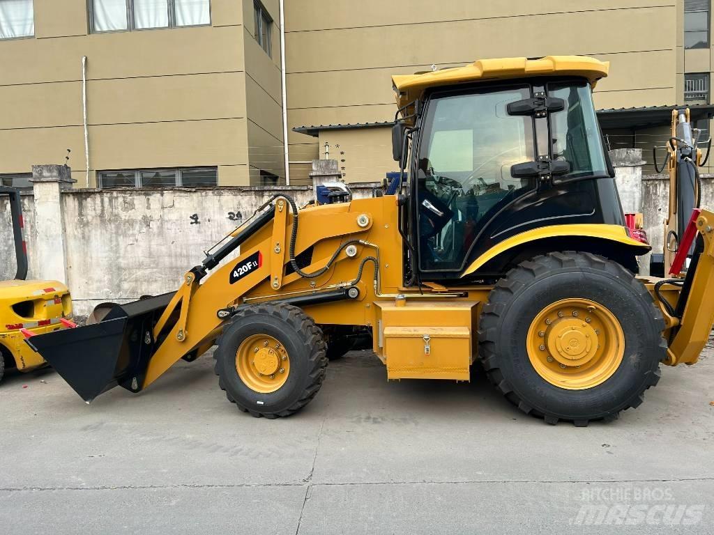 CAT 420 F 백호로더