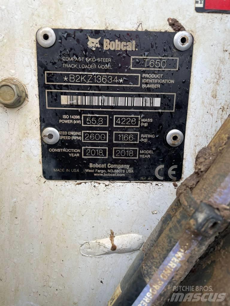 Bobcat T 650  스키드로더