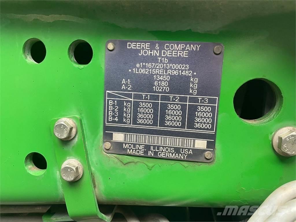 John Deere 6215R 트랙터