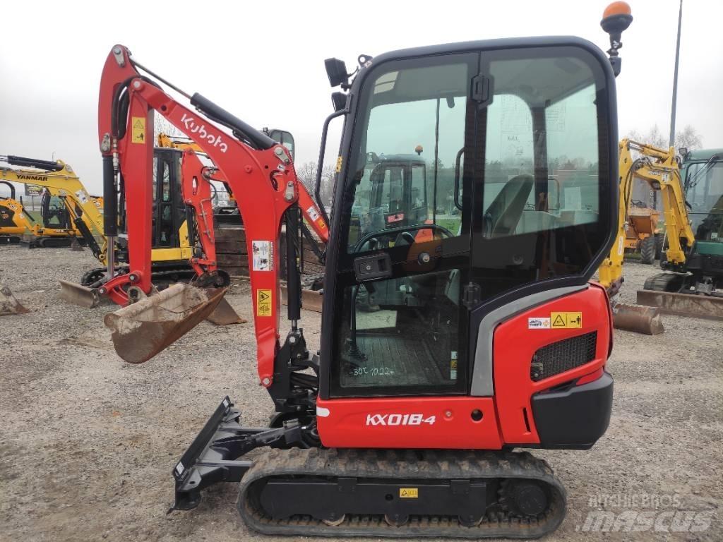 Kubota KX 018-4 소형 굴삭기 7톤 미만