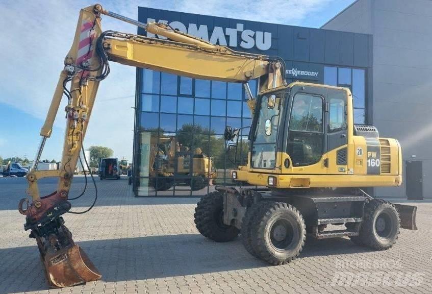 Komatsu PW160-8  휠 굴삭기