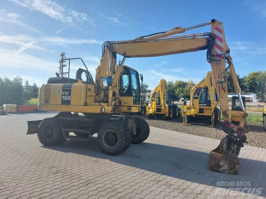 Komatsu PW160-8  휠 굴삭기