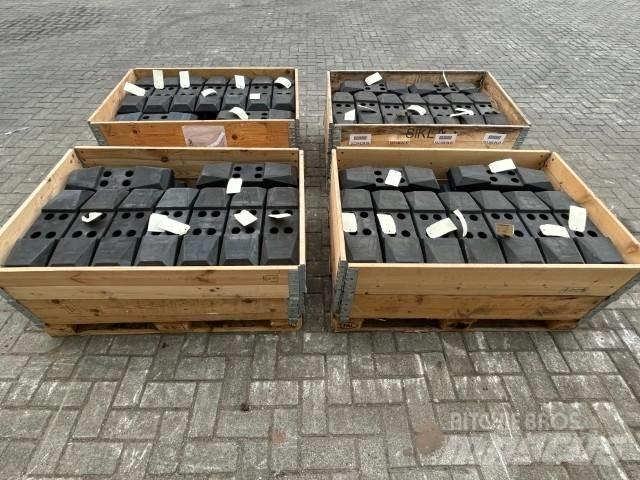  Rubber Pads 트랙, 체인 및 언더캐리지