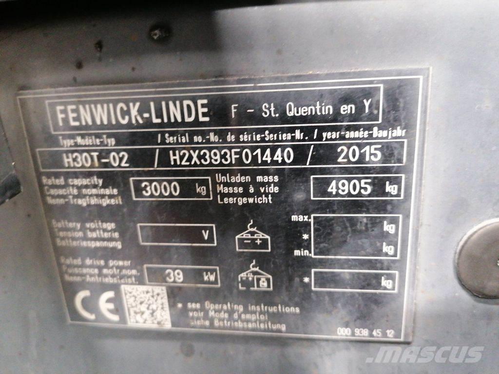 Linde H30T-02 LPG 지게차