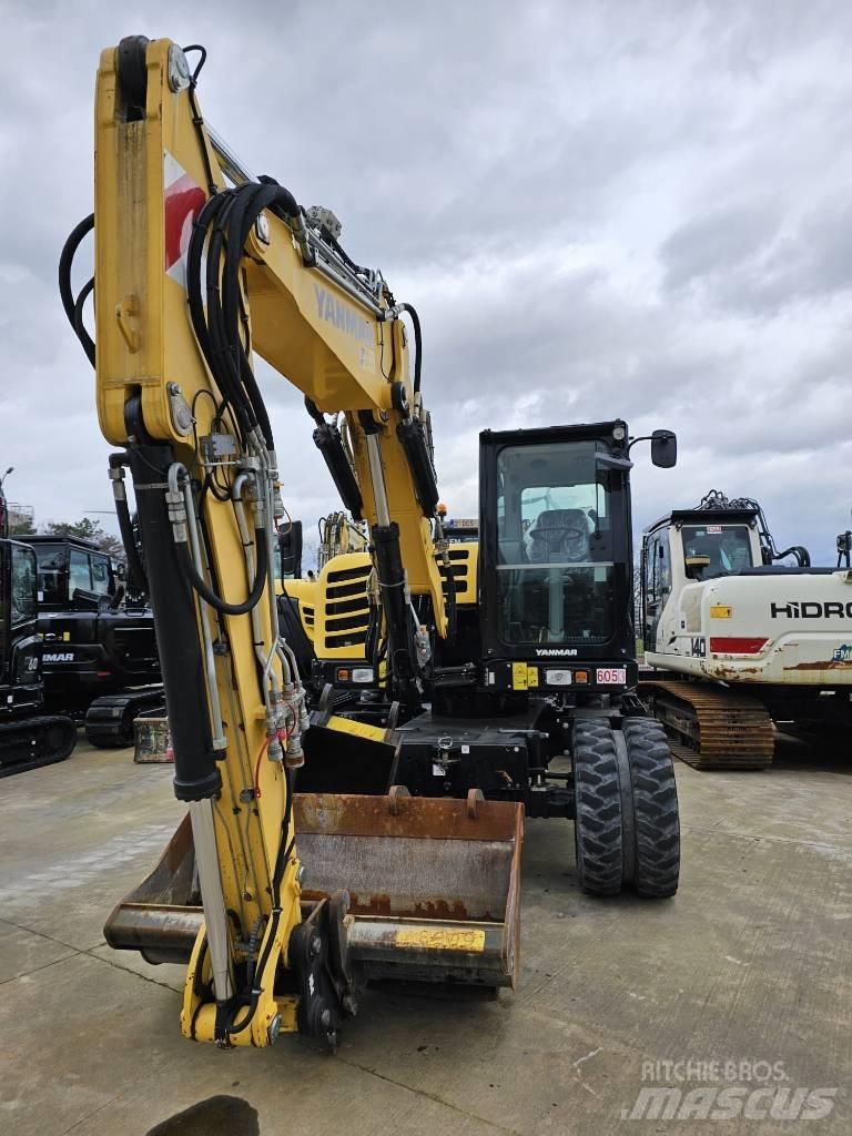 Yanmar B 95 W  휠 굴삭기
