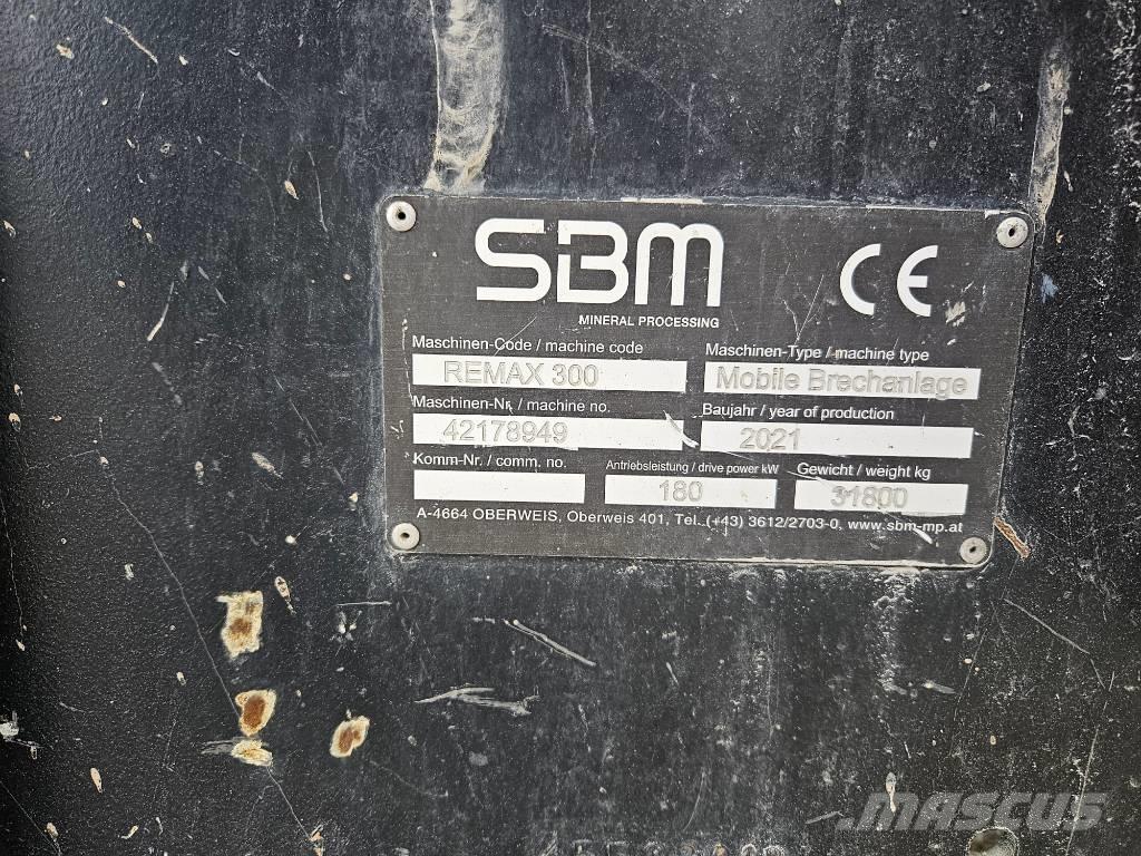 SBM Remax 300 이동식 분쇄기