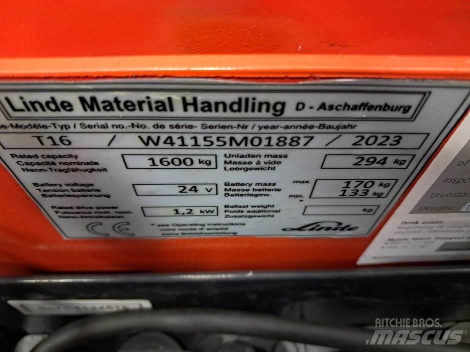 Linde T16 경량 리프터