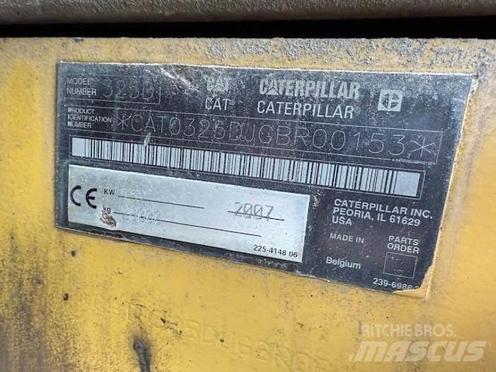 CAT 325 DLN 특수 굴삭기