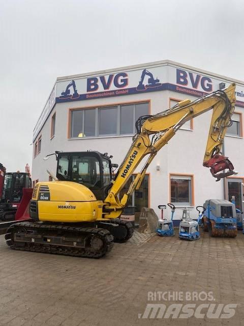 Komatsu PC80MR-3 중형굴삭기 7톤-28톤
