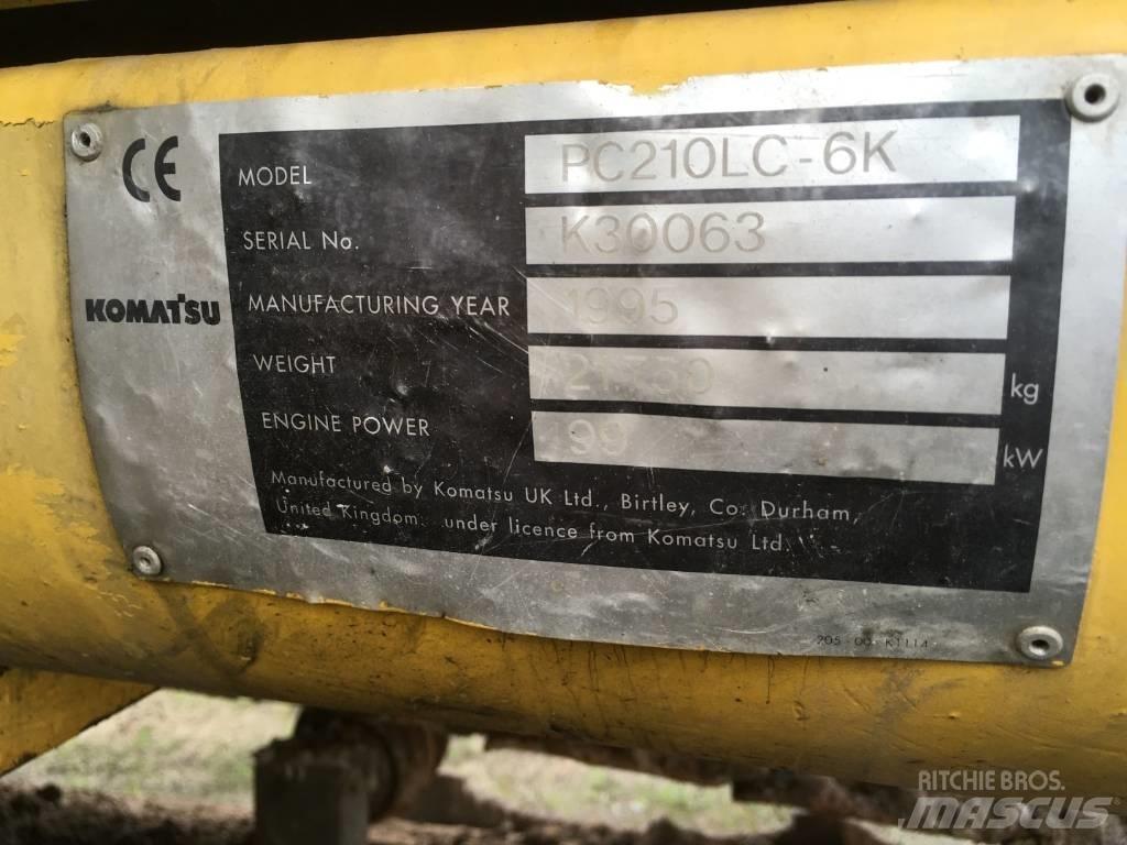 Komatsu PC210LC-6K 대형 굴삭기 29톤 이상