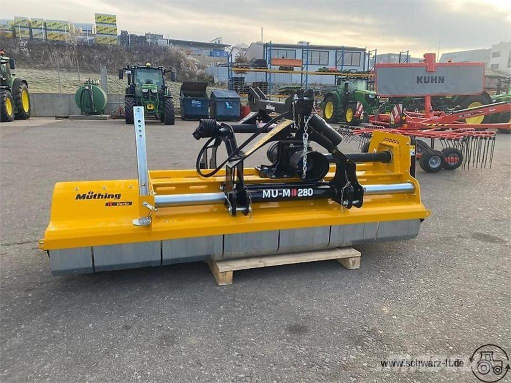 Müthing MU-M 280 목장 제초기 및 토퍼