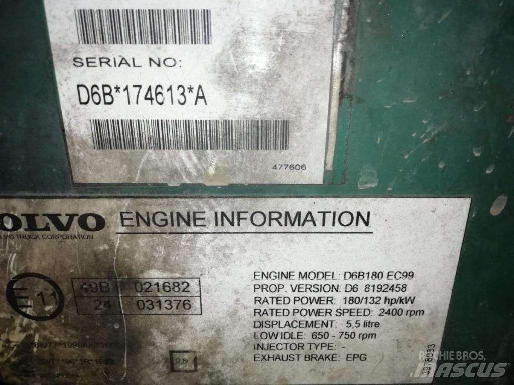 Volvo Engine D6B180 엔진