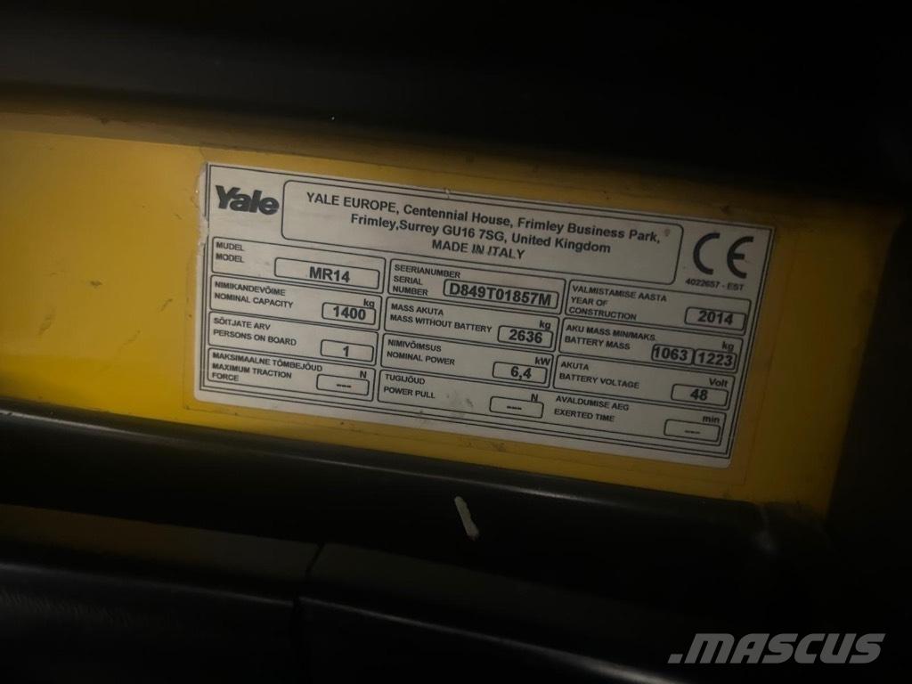 Yale MR 14 리치 트럭
