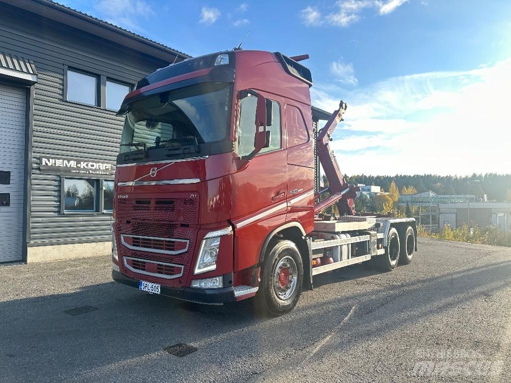 Volvo FH13 540 6x4 훅 리프트 트럭