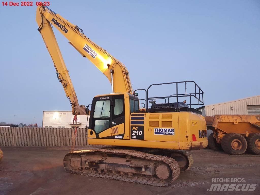 Komatsu PC210LC 롱리치 굴삭기