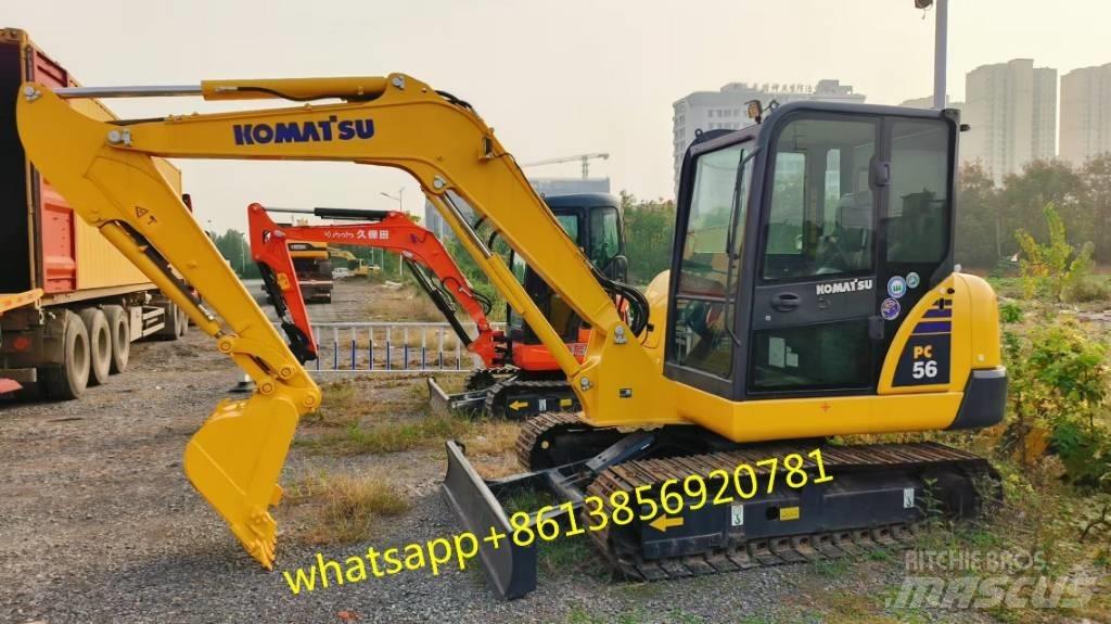 Komatsu PC 56-7 소형 굴삭기 7톤 미만