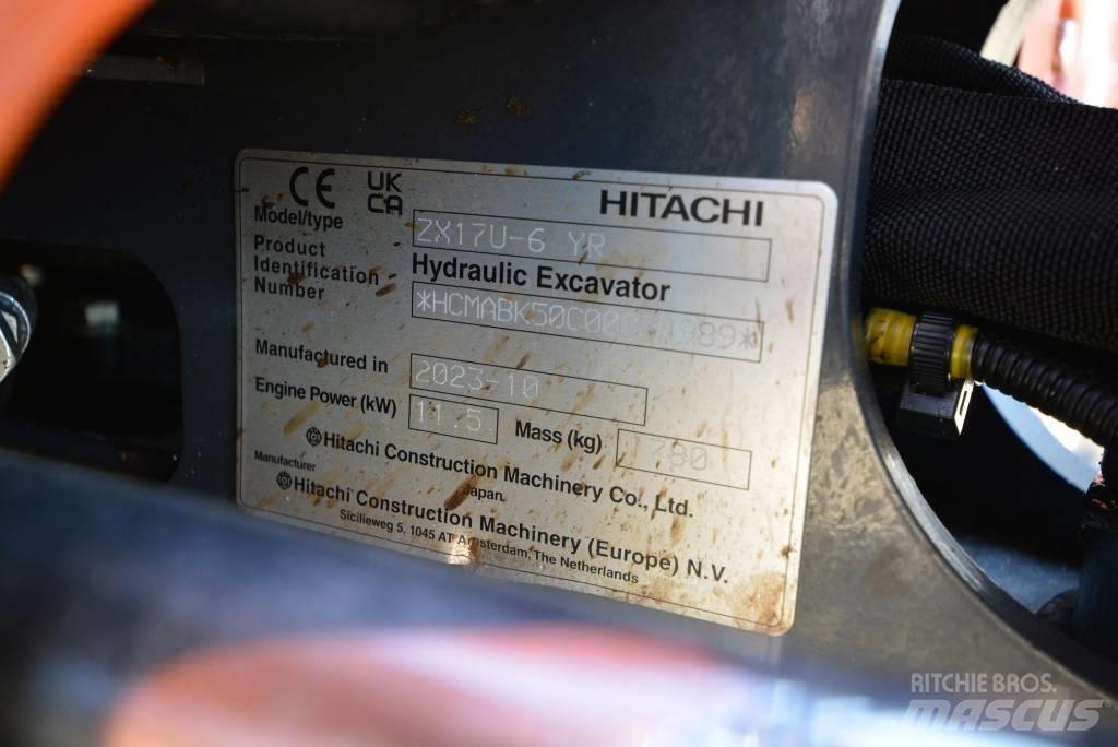 Hitachi ZX 17 U-6 소형 굴삭기 7톤 미만