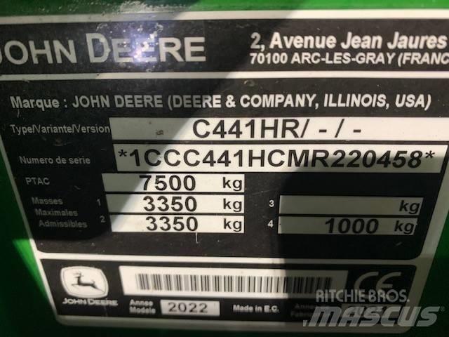 John Deere C441 R 원형 곤포기