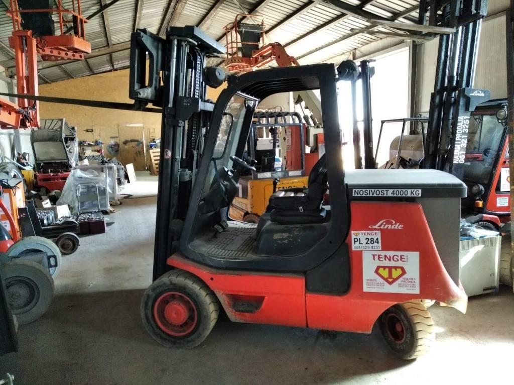 Linde E40P 전동 지게차