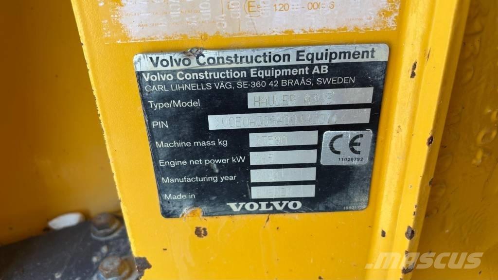 Volvo A 30 G 연결식 홀러