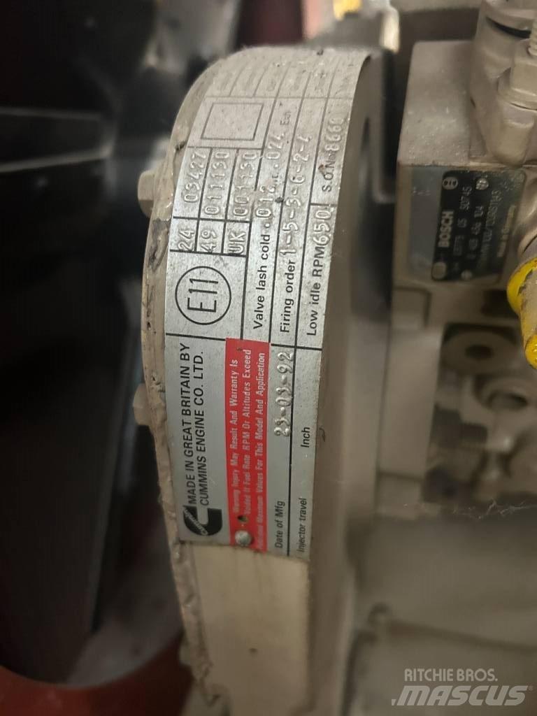 Cummins 6CTA8.3 디젤 발전기