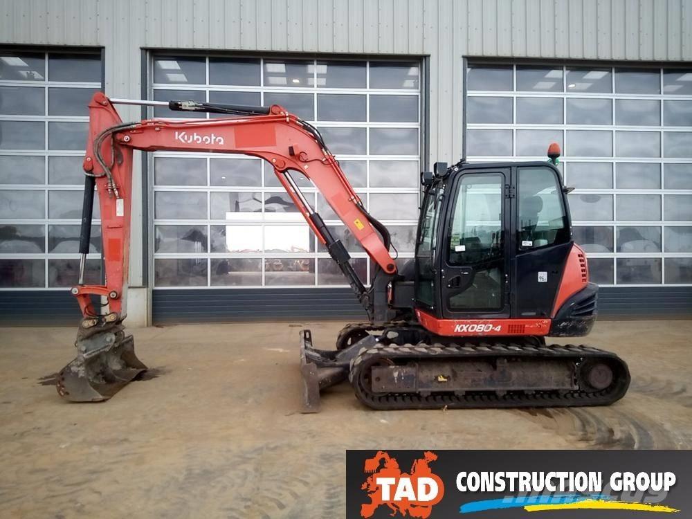 Kubota KX 080-4 중형굴삭기 7톤-28톤