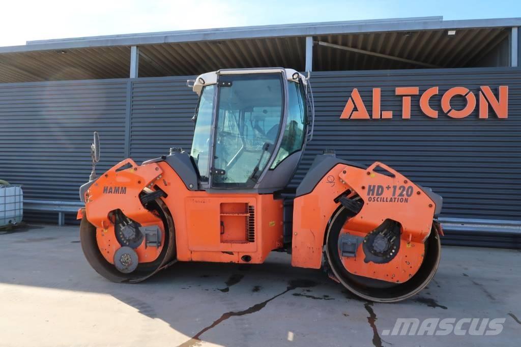 Hamm HD+ 120 VO 트윈 드럼 롤러