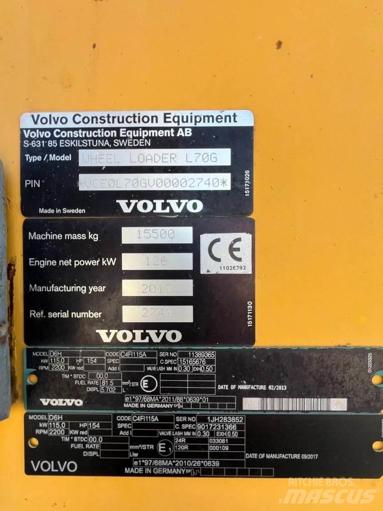 Volvo L70G  휠로우더