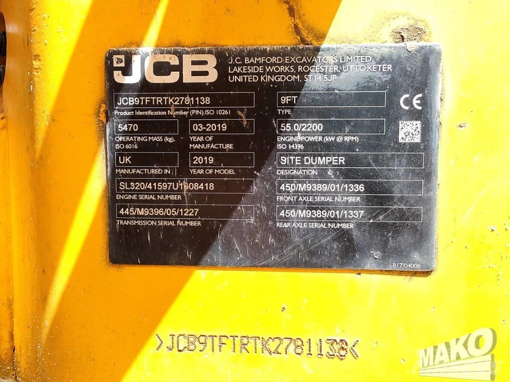 JCB 9TFT 건설현장 덤프트럭
